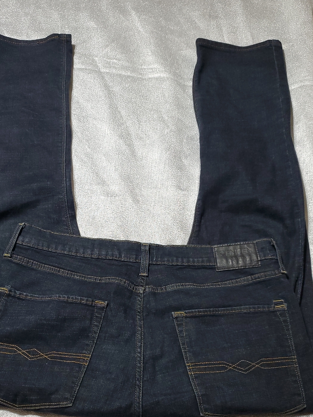 Denizen from Levi's Dark Blue Men's Slim Straight Stretch Jeans 36x30